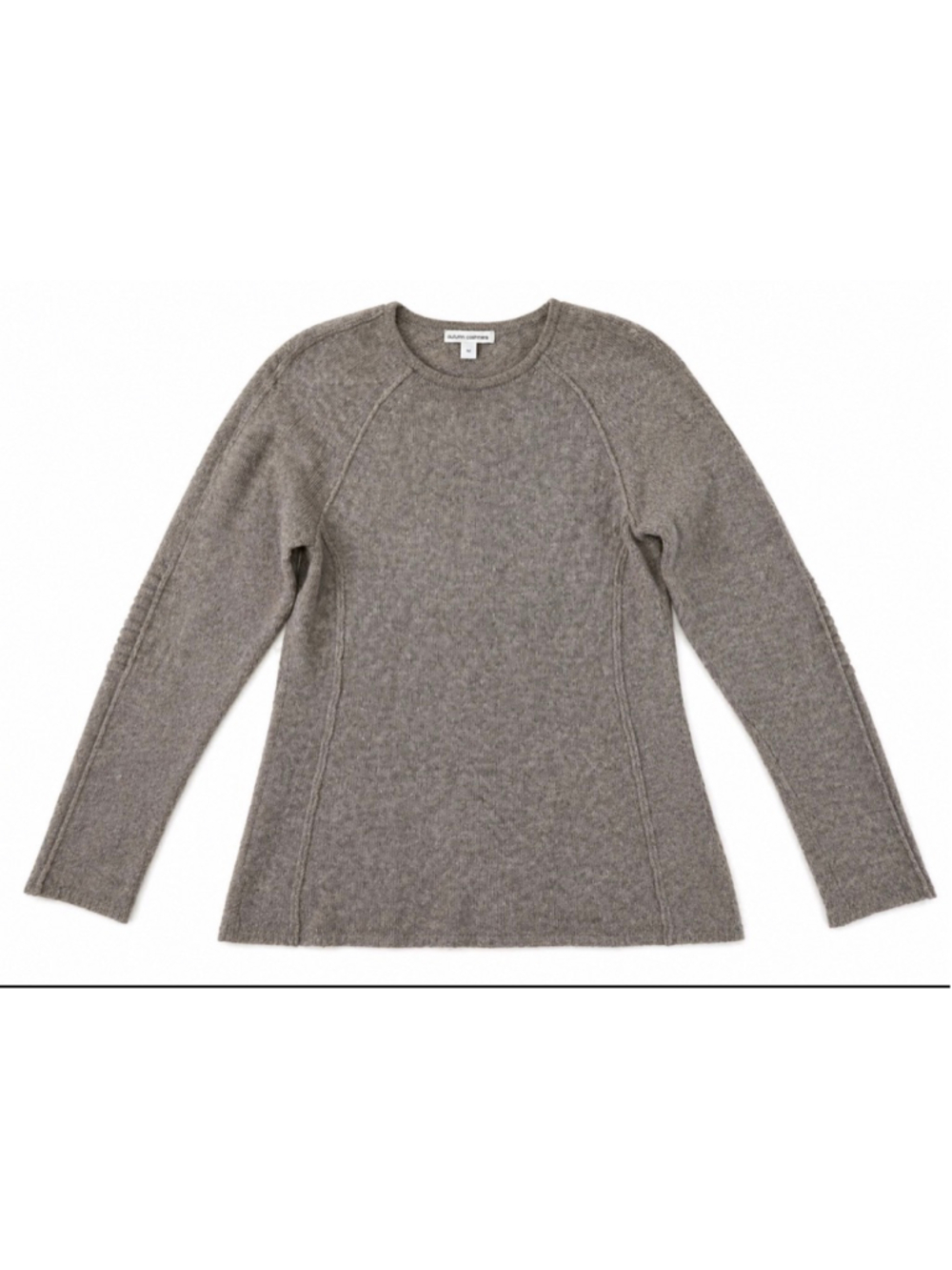 Autumn Cashmere 100% Pure Cashmere Sweater Women’s M Brown Long Sleeve Knit Top